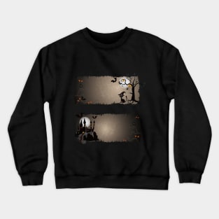 Horror happy halloween scary Crewneck Sweatshirt